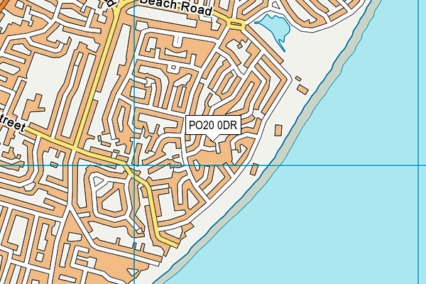 PO20 0DR map - OS VectorMap District (Ordnance Survey)