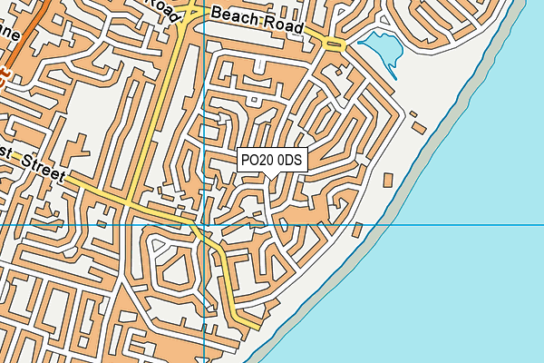 PO20 0DS map - OS VectorMap District (Ordnance Survey)