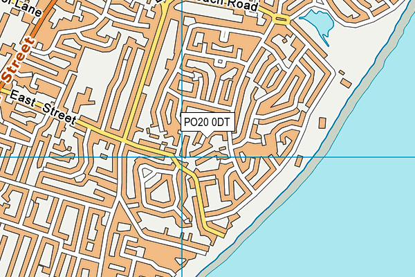 PO20 0DT map - OS VectorMap District (Ordnance Survey)