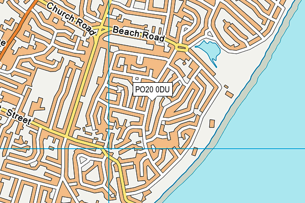 PO20 0DU map - OS VectorMap District (Ordnance Survey)