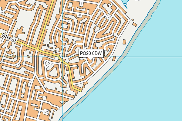 PO20 0DW map - OS VectorMap District (Ordnance Survey)