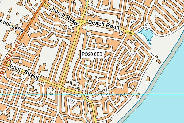 PO20 0EB map - OS VectorMap District (Ordnance Survey)