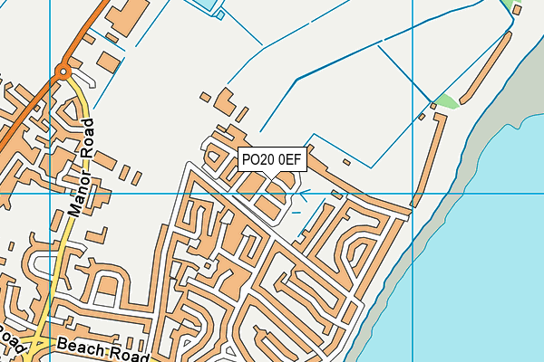 PO20 0EF map - OS VectorMap District (Ordnance Survey)