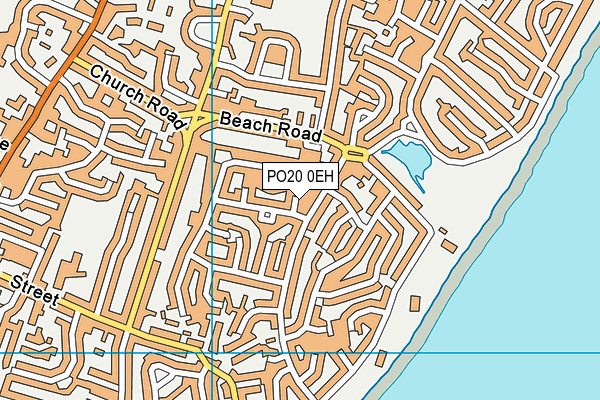 PO20 0EH map - OS VectorMap District (Ordnance Survey)