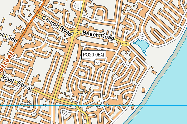 PO20 0EQ map - OS VectorMap District (Ordnance Survey)