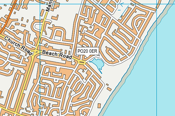 PO20 0ER map - OS VectorMap District (Ordnance Survey)