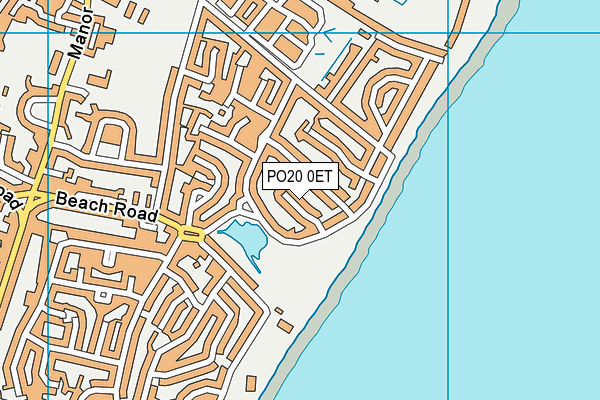Map of BOGNOR REGIS SCAFFOLDING LTD at district scale