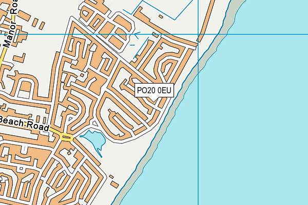 PO20 0EU map - OS VectorMap District (Ordnance Survey)