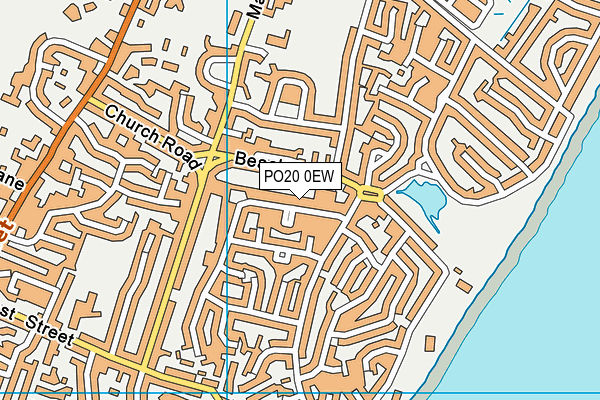 PO20 0EW map - OS VectorMap District (Ordnance Survey)