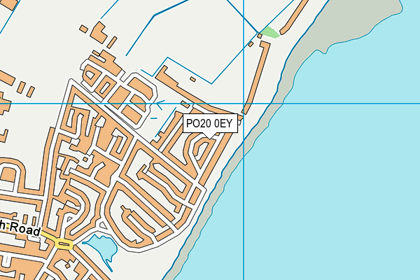 PO20 0EY map - OS VectorMap District (Ordnance Survey)