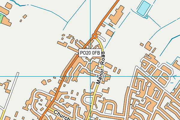 PO20 0FB map - OS VectorMap District (Ordnance Survey)