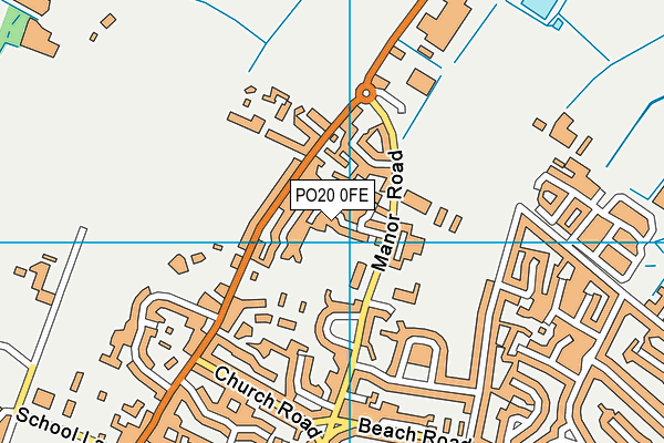 PO20 0FE map - OS VectorMap District (Ordnance Survey)