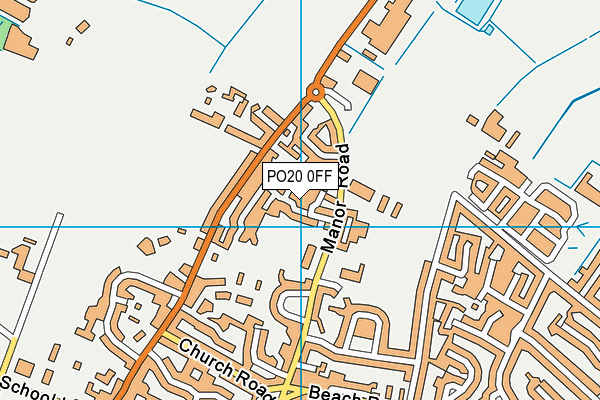 PO20 0FF map - OS VectorMap District (Ordnance Survey)