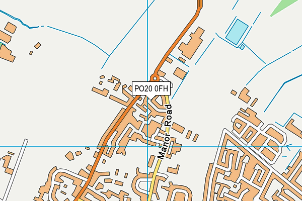 PO20 0FH map - OS VectorMap District (Ordnance Survey)