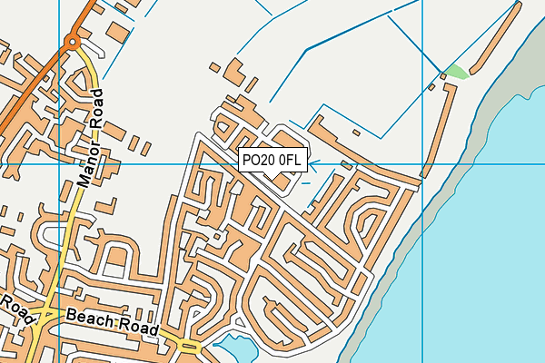 PO20 0FL map - OS VectorMap District (Ordnance Survey)