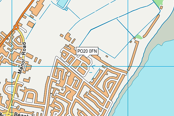 PO20 0FN map - OS VectorMap District (Ordnance Survey)