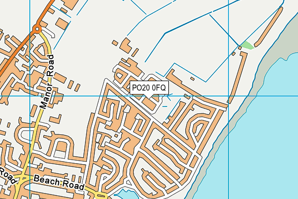PO20 0FQ map - OS VectorMap District (Ordnance Survey)
