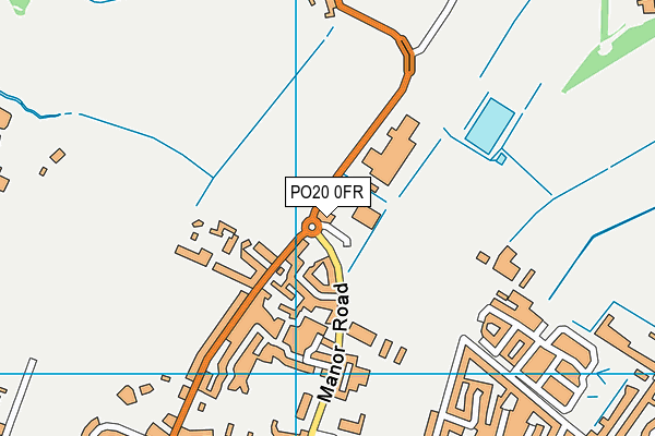 PO20 0FR map - OS VectorMap District (Ordnance Survey)
