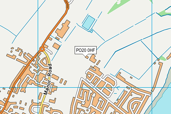 PO20 0HF map - OS VectorMap District (Ordnance Survey)