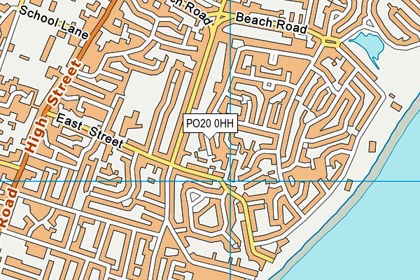 PO20 0HH map - OS VectorMap District (Ordnance Survey)