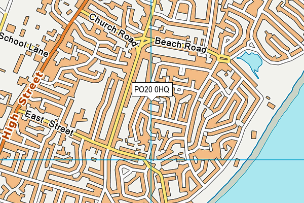 PO20 0HQ map - OS VectorMap District (Ordnance Survey)