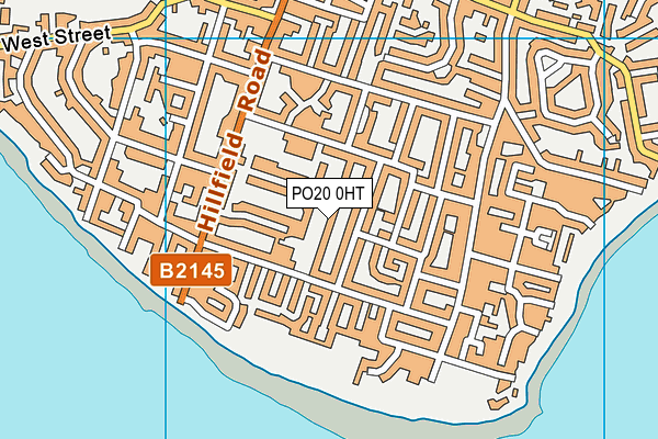 PO20 0HT map - OS VectorMap District (Ordnance Survey)