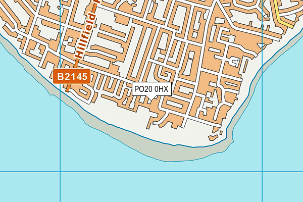 PO20 0HX map - OS VectorMap District (Ordnance Survey)