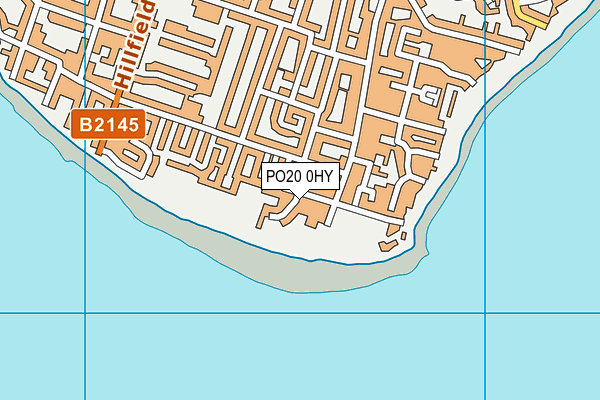 PO20 0HY map - OS VectorMap District (Ordnance Survey)