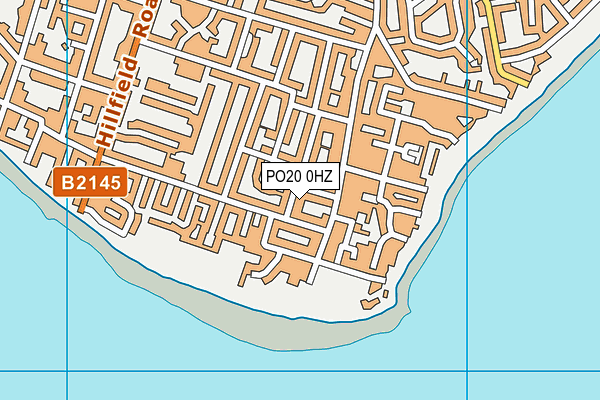 PO20 0HZ map - OS VectorMap District (Ordnance Survey)