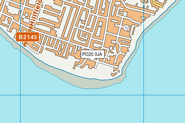 PO20 0JA map - OS VectorMap District (Ordnance Survey)