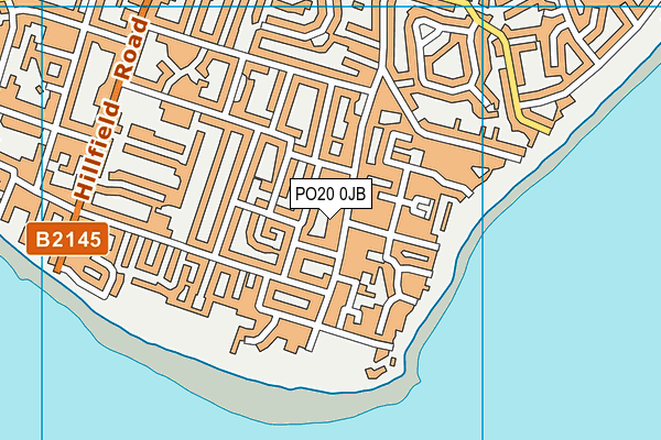 PO20 0JB map - OS VectorMap District (Ordnance Survey)