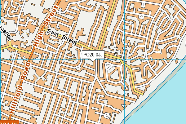 PO20 0JJ map - OS VectorMap District (Ordnance Survey)