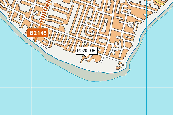 PO20 0JR map - OS VectorMap District (Ordnance Survey)