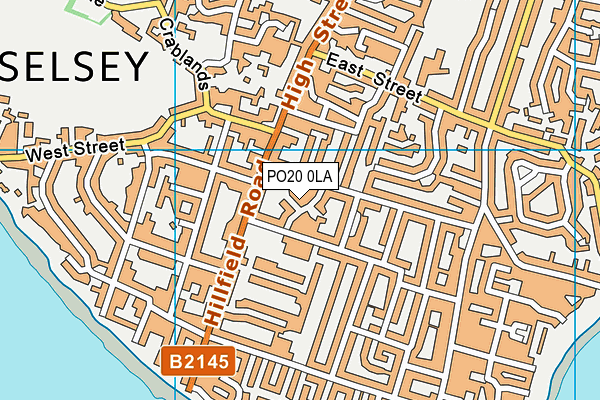 PO20 0LA map - OS VectorMap District (Ordnance Survey)