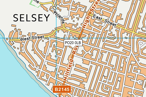 PO20 0LB map - OS VectorMap District (Ordnance Survey)