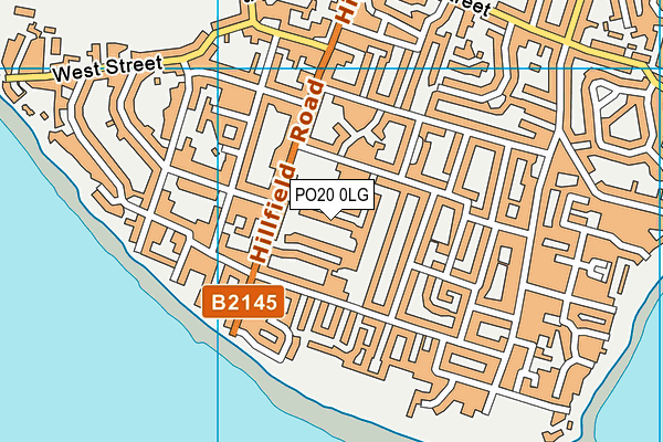 PO20 0LG map - OS VectorMap District (Ordnance Survey)