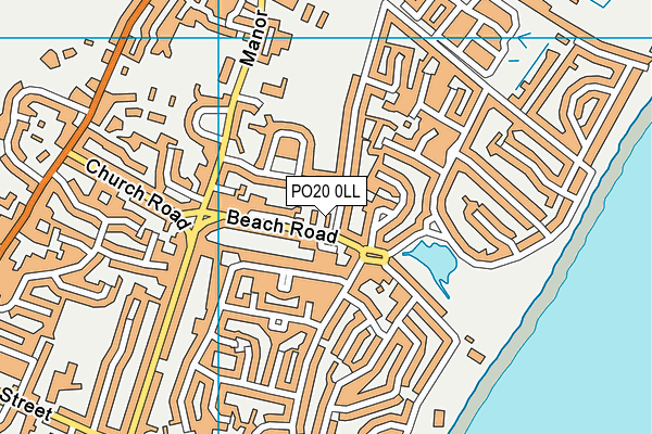 PO20 0LL map - OS VectorMap District (Ordnance Survey)