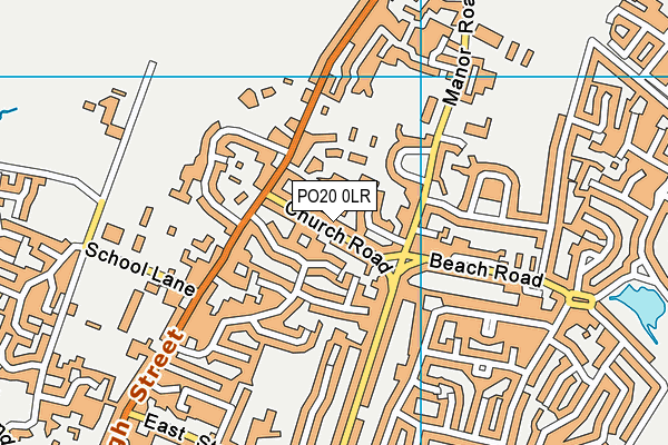 PO20 0LR map - OS VectorMap District (Ordnance Survey)