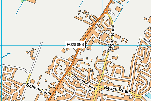 PO20 0NB map - OS VectorMap District (Ordnance Survey)
