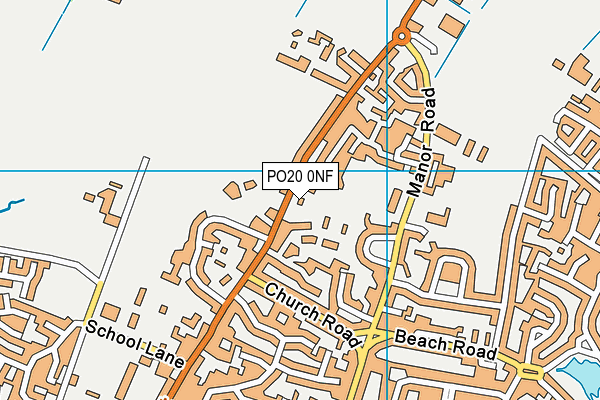 PO20 0NF map - OS VectorMap District (Ordnance Survey)
