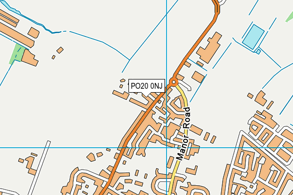PO20 0NJ map - OS VectorMap District (Ordnance Survey)