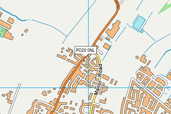 PO20 0NL map - OS VectorMap District (Ordnance Survey)