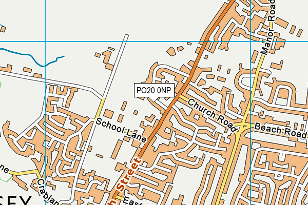 PO20 0NP map - OS VectorMap District (Ordnance Survey)