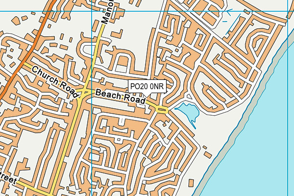 PO20 0NR map - OS VectorMap District (Ordnance Survey)