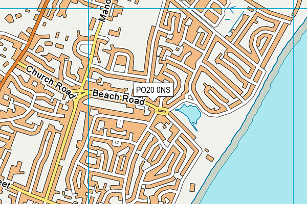PO20 0NS map - OS VectorMap District (Ordnance Survey)
