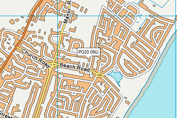 PO20 0NU map - OS VectorMap District (Ordnance Survey)