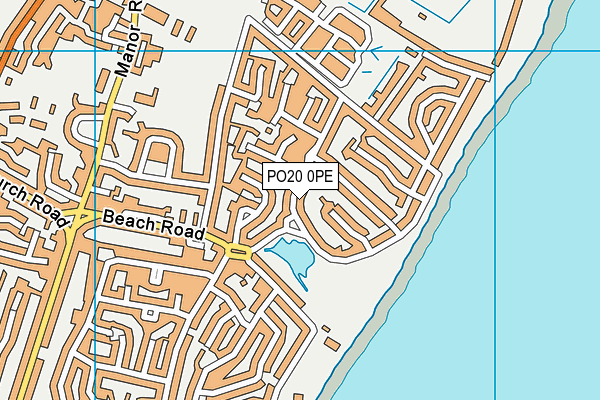 PO20 0PE map - OS VectorMap District (Ordnance Survey)