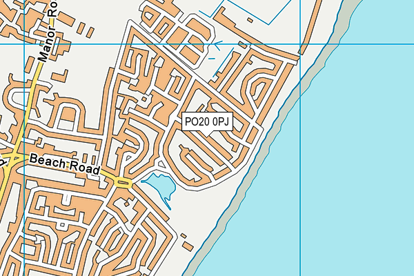 PO20 0PJ map - OS VectorMap District (Ordnance Survey)