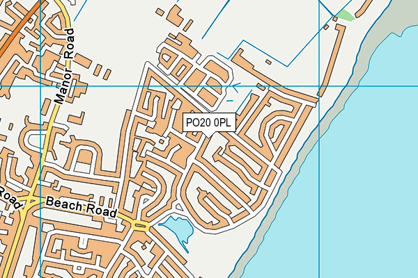 PO20 0PL map - OS VectorMap District (Ordnance Survey)
