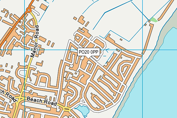 PO20 0PP map - OS VectorMap District (Ordnance Survey)
